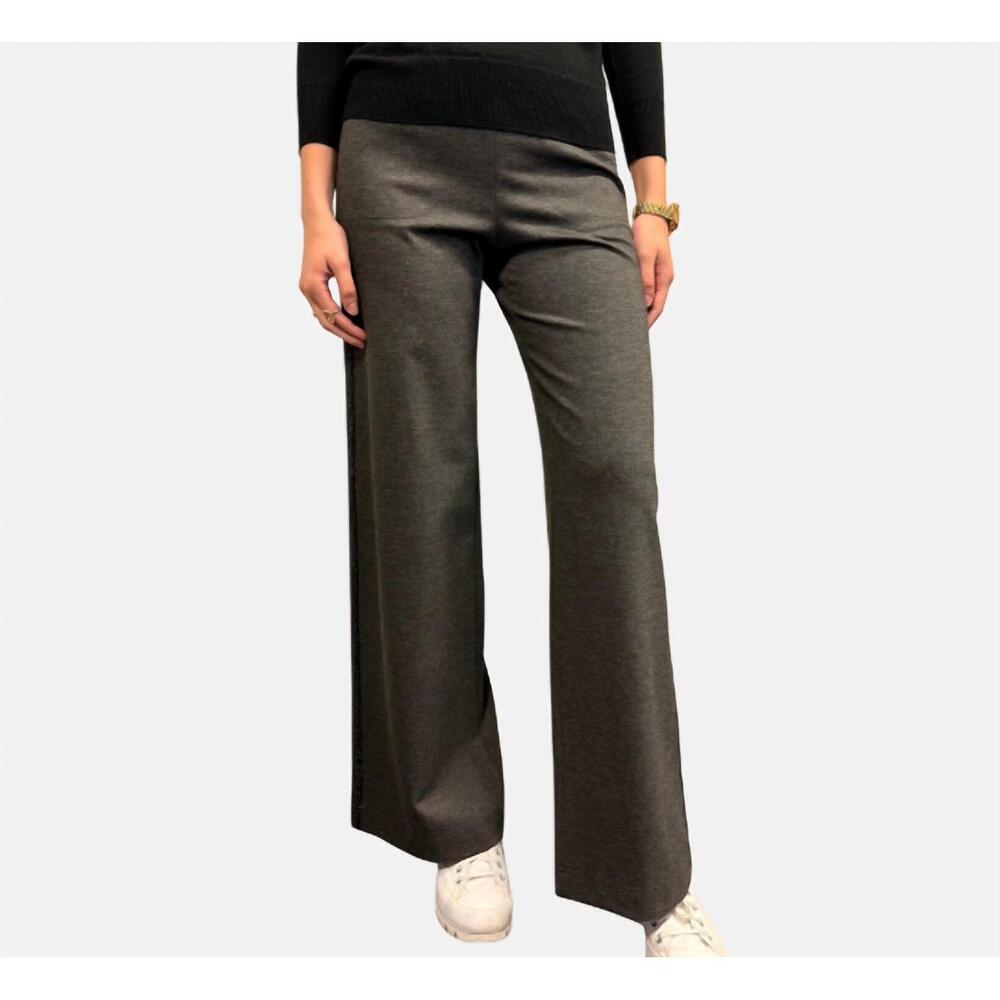 NEW RAFFAELLO ROSSI vika jersey pant in antrhacite